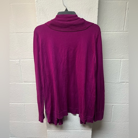 Ralph Lauren Women's Magenta Cardigan. XL - Picture 3 of 3